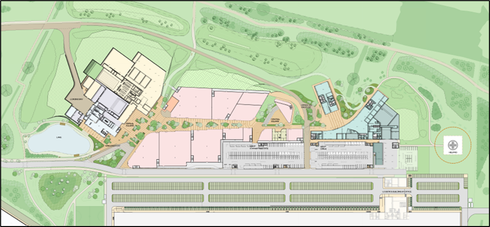 Campus heart layout