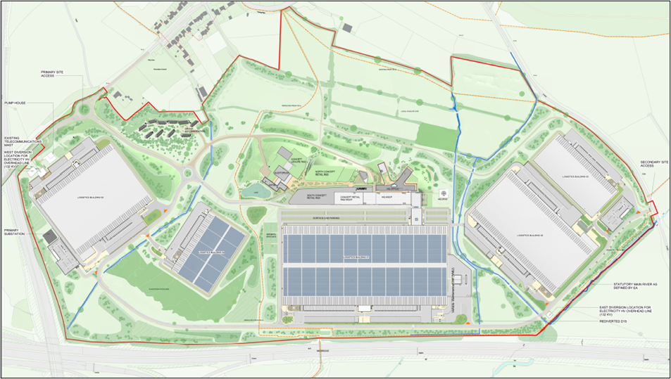 Campus site layout